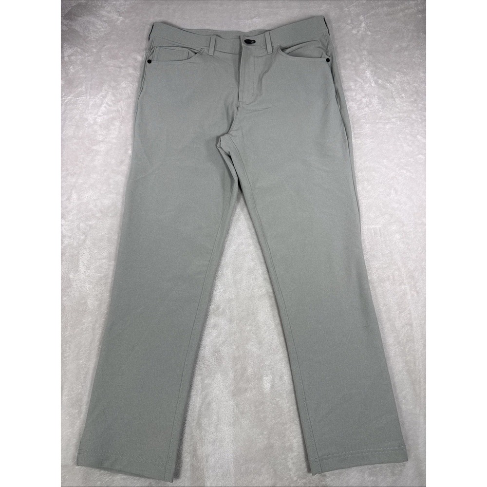 Public Rec All Day Every Day 5-Pocket Pants Mens 34x30 Light Gray Tech Stretch